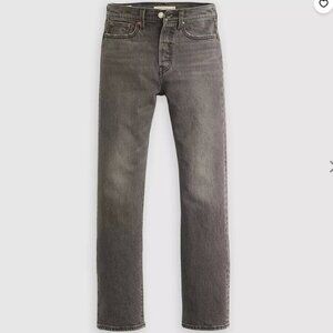 Levi's Premium Wedgie Straight Ankle Women's Raw Hem Jeans Sz 24